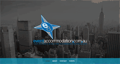 Desktop Screenshot of eventaccommodation.com.au